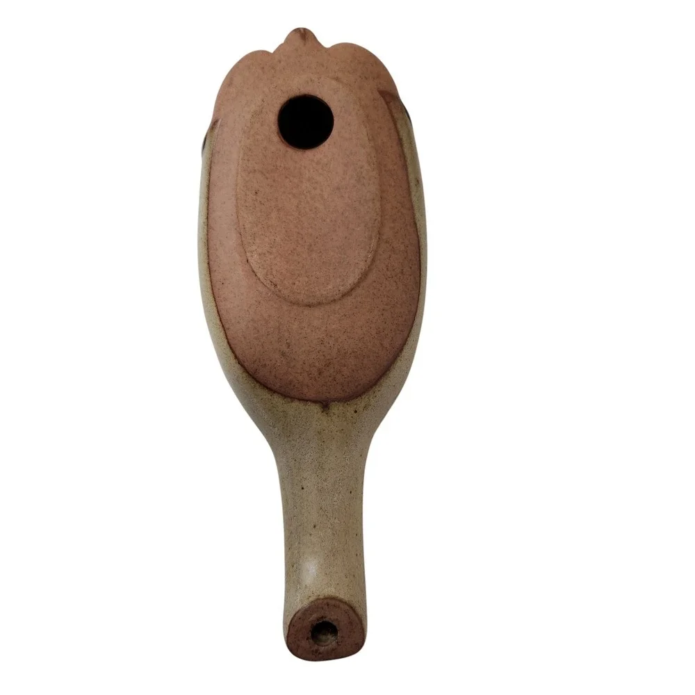 UCTCI Vintage Pig Spoon Rest Stoneware Japan Smiling Polka Dots Whimsy 7.5